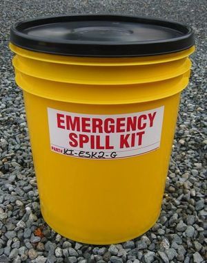 5 Gal. Yellow Pail Spill Kit + Granular - (KI-ESK2G),