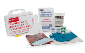 XSORB Wall Mount Biohazard Response Kit - (KI-BK607),