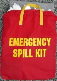 Basic Vehicle Spill Kit in Nylon Bag (Level 2-with Plug Pattie) - (KI-ESK-F2BP),